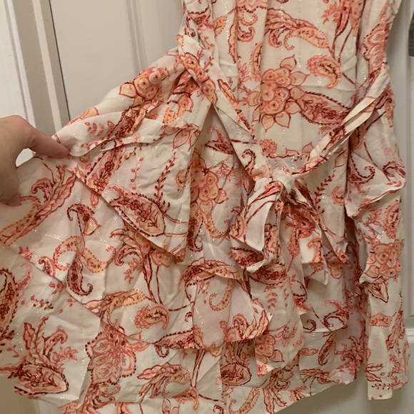 NWT Express Dress w/Tie Waist. Size L. - Picture 3 of 12